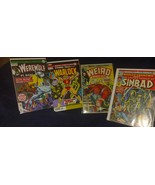 4)MARVEL BRONZE AGE / KIRBY&amp;LEE/WEIRD TALES,SINBAD,WARLOCK, WEREWOLF/ MI... - $34.99