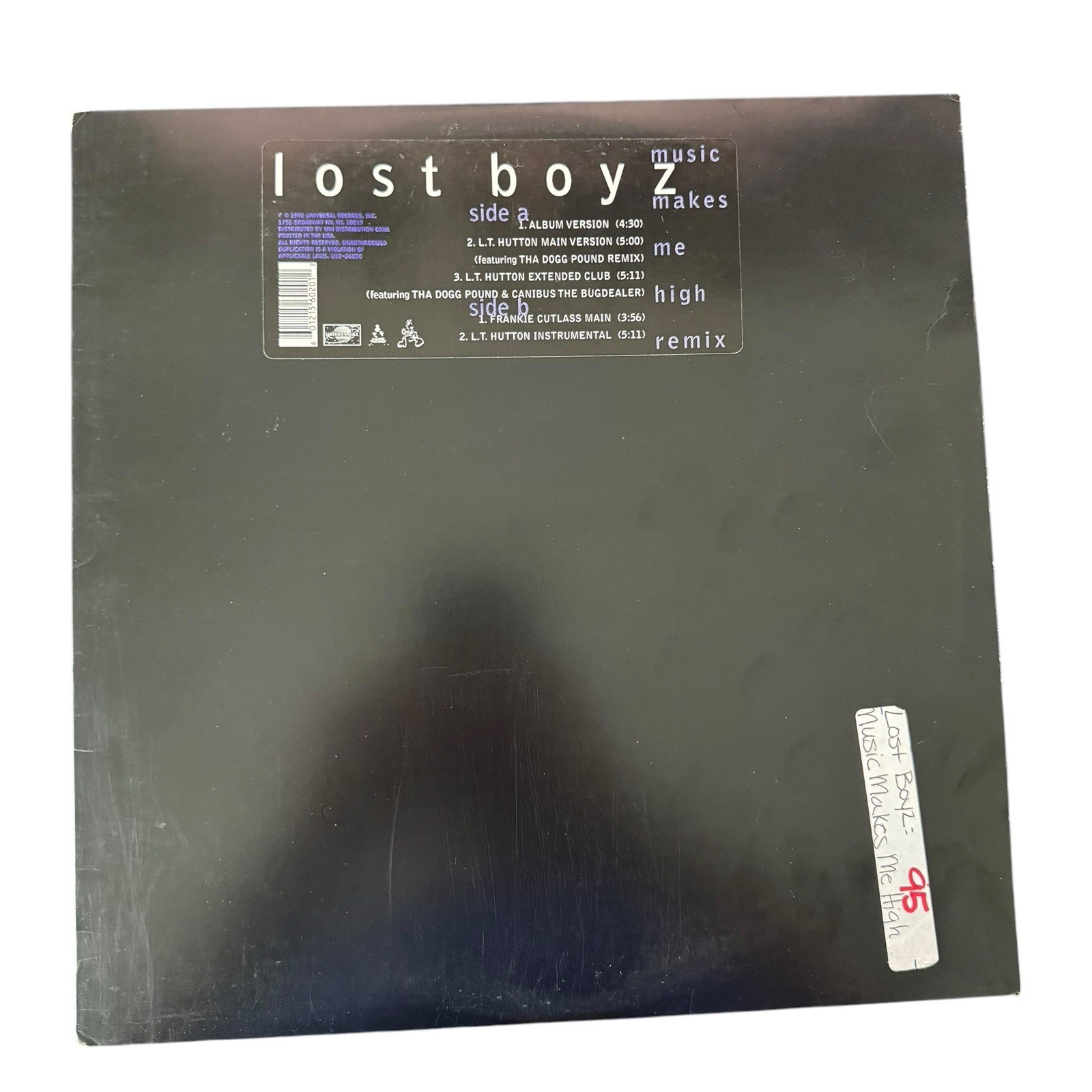 Lost Boyz Music Makes Me High (Remix) LP Vinyl Record Album U12 56020 - £7.47 GBP