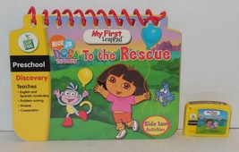 Leap Frog LeapPad Preschool Discovery Nick Jr. Dora to the Rescue Book C... - $14.57