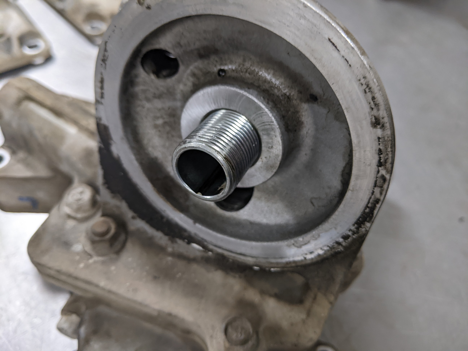 Oil Filter Housing With Cooler 06-07 Chevrolet Silverado 2500 HD 6.6 192... - $98.95
