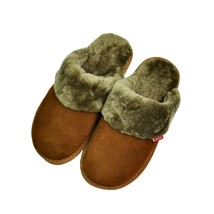   one Cow Suede Leather slippers couple indoor non-slip men women home fashion c - £59.85 GBP