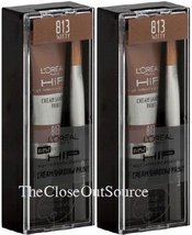 Loreal L&#39;oreal Hip Cream Shadow Paint Steely #813 Witty (Ct. 2 Tubes)LIMITED/DIS - £15.62 GBP