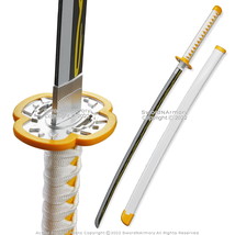 40” ABS Plastic Blade Zenitsu Agatsuma Nichirin Katana Samurai Sword Demon Anime - £19.70 GBP