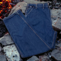 Carhartt 100% FR Cotton Carpenter&#39;s Jeans 46 X 36 Blue Jeans RN14806 - £25.06 GBP