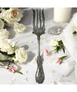 Antique Rogers HANOVER Cold Meat Serving Fork 8-3/8&quot; Silverplate Flatwar... - $16.56 CAD