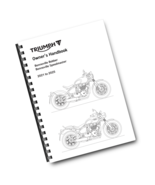 TRIUMPH OWNERS HANDBOOK MANUAL - 2021 TO 2025 - BONNEVILLE BOBBER / SPEE... - $84.53 CAD