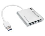 Tripp Lite USB 3.0 SuperSpeed Multi-Drive Memory Card Reader/Writer 5Gbp... - $20.80
