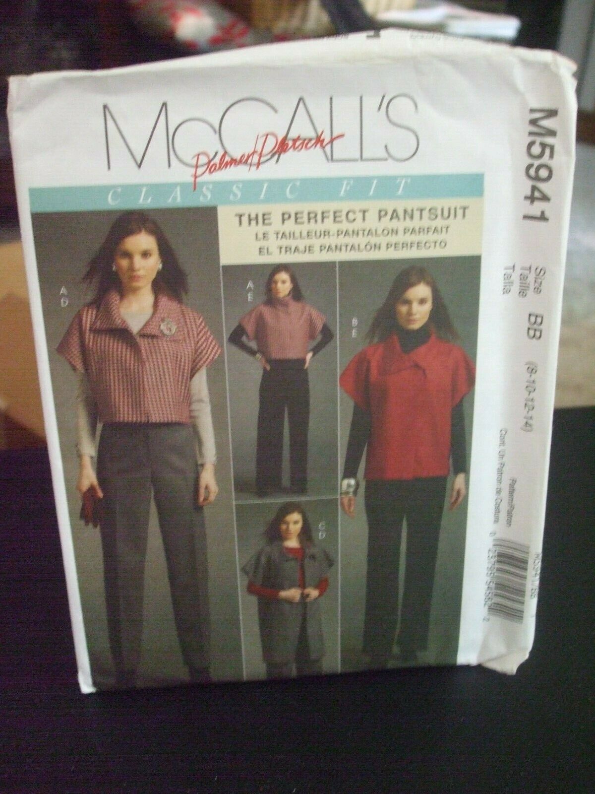 Primary image for McCall's M5941 Misses Unlined Jacket in 3 Lengths & Pants Pattern - Size 8-14