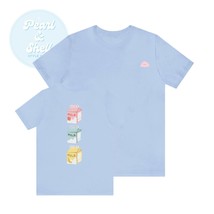 milk box tshirt, white, black, gray, brown, blue, pink S, M, L, XL, 2XL - £39.87 GBP