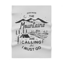 Personalized Mountain Adventure Fleece Baby Blanket - 30&quot;x40&quot; - £27.98 GBP