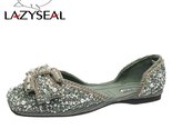 Earl butterfly knot women flats bling woman shoes ladies soft sole square toe slip thumb155 crop