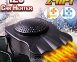 Portable 12V Car Vehicle Heater 3-Outlet Powerful Heating Fan Defroster ... - $36.09