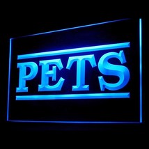 210012B Pets Shop Dog Cat Animals Image Littlest Features Special LED Light Sign - £17.68 GBP