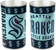 WinCraft NHL Seattle Kraken Wastebasket, Team Colors, One Size - £39.14 GBP