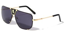 Dweebzilla Khan Classic Retro Oversized Square Sport Pilot Aviator Sunglasses (G - £9.20 GBP+
