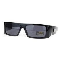 Authentic Locs Sunglasses Mens Hard Rectangular Gangster Bikers - £7.90 GBP