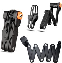 Ibuyen Folding Bike Lock, Small Bike Lock For Bicycle Scooter Motorcycle Chain - £31.14 GBP