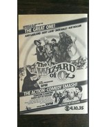 Vintage 1981 The Wizard of Oz Judy Garland Original Movie Ad 721 - £22.41 GBP