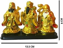 Feng Shui/Fuk LUK Sau On Stand for Family Protection Health Wealth Or Ha... - $40.89 CAD