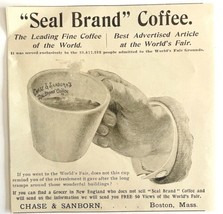 Chase Sanborn Seal Coffee 1894 Advertisement Victorian Worlds Fair ADBN1y - £11.74 GBP