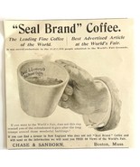 Chase Sanborn Seal Coffee 1894 Advertisement Victorian Worlds Fair ADBN1y - £11.96 GBP