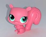 Littlest Pet Shop 3308 pink squirrel green eyes blue candy swirl - $7.27