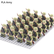 24pcs/Lot WW2 Military Soldiers Building Blocks Weapons Action Figures Toys D269 - £28.66 GBP