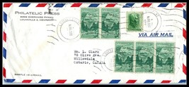 1966 US Ad Cover - Philatelic Express, Louisville, KY to Willowdale, Can... - $2.96