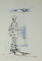 &quot;The Artist&quot; by Knispel Gershon Signed Limited Edition of 125 Lithograph Print - £58.48 GBP