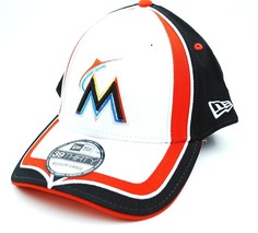 Miami/Florida Marlins New Era 39Thirty MLB Coaster Football Cap Hat M/L & L/XL  - $20.99