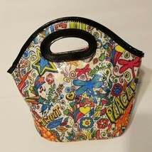 Little Brownie Bakers Graffiti Doodle Lunch  Tote Bag Girl Scouts EUC  - $13.95