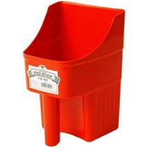 LITTLE GIANT Plastic Enclosed Feed Scoop (Red) Heavy Duty Durable Stacka... - £16.72 GBP