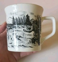Johnson Brothers: &quot;Sportsmen The Angler&quot; Mug - Made in England Vintage  - $9.75