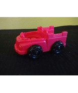 2001 Mattel Pickup Truck Red Fisher Price Little People Toy Car - $39.17 MXN