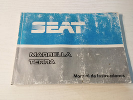 Seat Marbella Terra Manual De Instrucciones 1991 - BOOK Spanish - $26.32