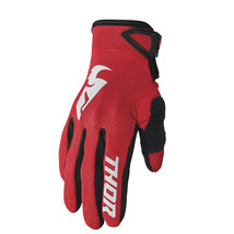 New Thor MX Sector Red/White Adult Mens Race Gloves MX SX Motocross Racing - £15.94 GBP
