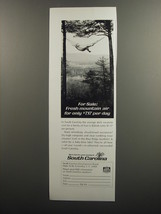 1966 South Carolina Tourism Ad - For sale: fresh mountain air for only $7.17 - £14.78 GBP