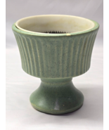 Vintage MCCOY FLORALINE #70 Art Deco Planter 4.5&quot; Ridge Pattern With Fro... - $23.87 CAD
