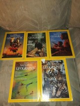 5 1997 National Geographic Magazines Lot July Sept Oct Nov Dec Issues Free Ship - £17.30 GBP