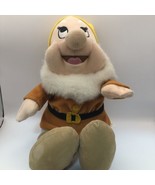 Happy - Snow White and the Seven Dwarfs 12&quot; Plush Disney collectible - $20.78