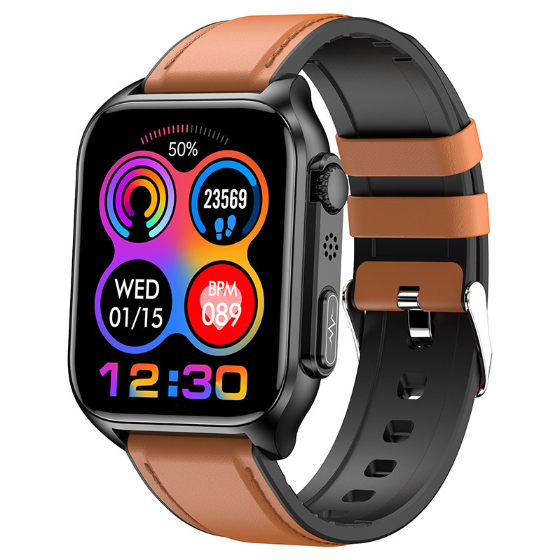 Tk12 Smart Watch Ecg Blood Glucose Blood Oxygen Uric Acid Photo Call Men's Pedom