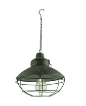 Vintage Industrial Battery Operated LED Accent Pendant Light - £40.54 GBP