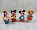 Disney Vintage Arco Mickey Mouse Donald Duck Goofy little small figures  - $10.39