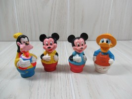 Disney Vintage Arco Mickey Mouse Donald Duck Goofy little small figures  - £8.28 GBP