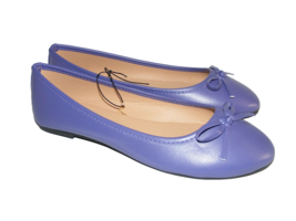 Shoes 18 Size 6 M Purple Casual Ballerina Ballet Flat Shoes Comfy Slip O... - £14.90 GBP