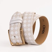 The Cenova White Calfskin Belt image 5