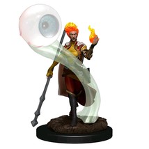 D&amp;D Icons of Realms Fire Genesi Wizard Female Premium Figure - £17.31 GBP