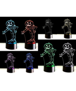 Pumpkin Man LED Light Gentleman Figure 3D Effect 7 Colors Kid Friendly H... - $413.72 MXN