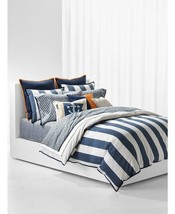 Ralph Lauren Casey  Yachting Stripe 5P king Comforter Shams Pillows Set $710 - £244.76 GBP