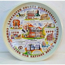 Lancaster County Bicentennial Commemorative Tin/Tray 13&quot; Pennsylvania - 1776 - £10.28 GBP